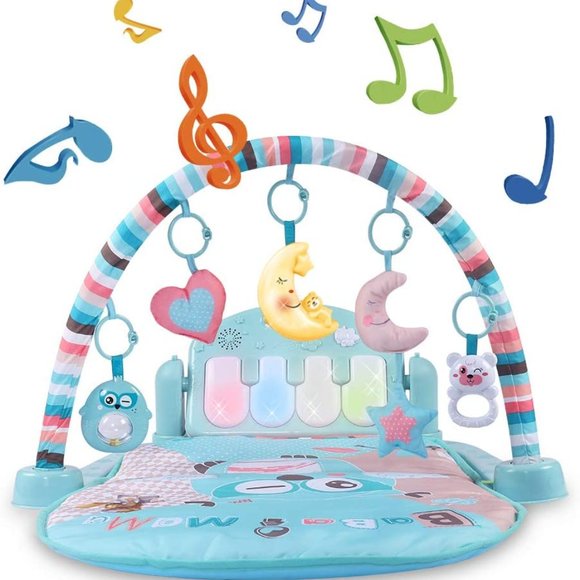 baba i mama play piano gym